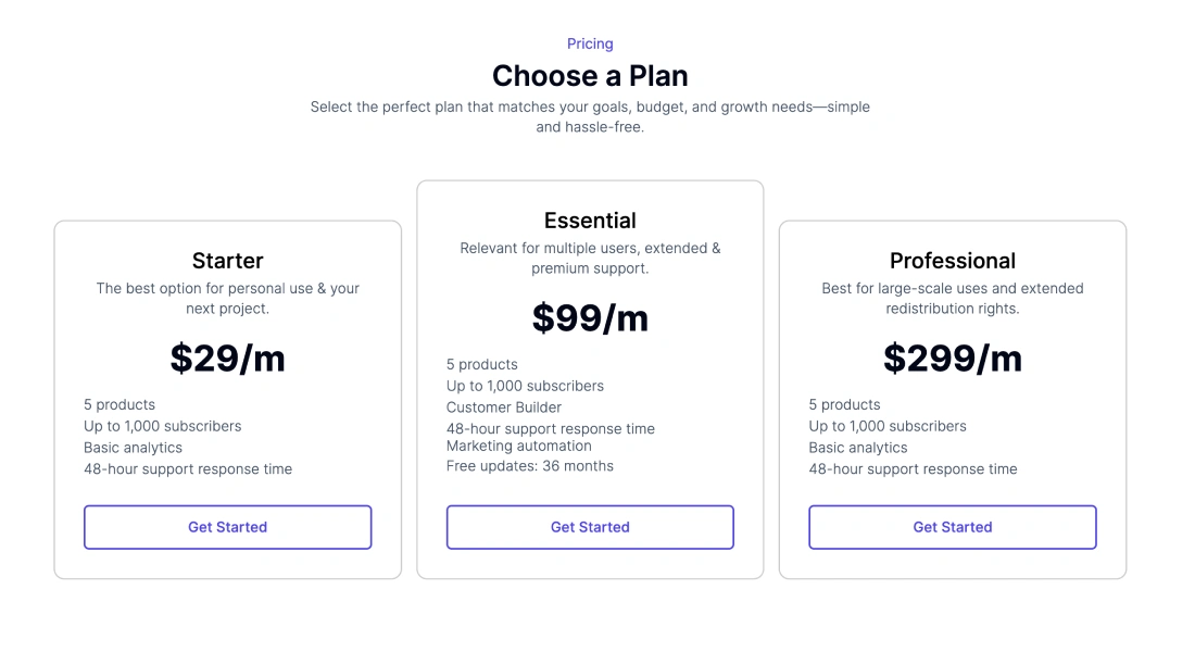 Pricing 03