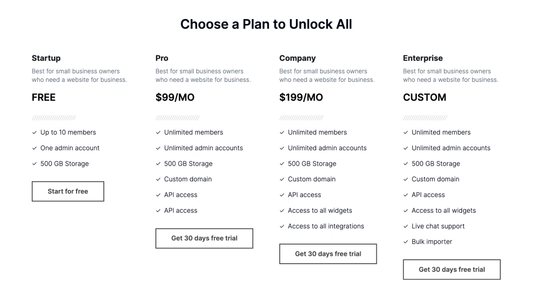 Pricing 12