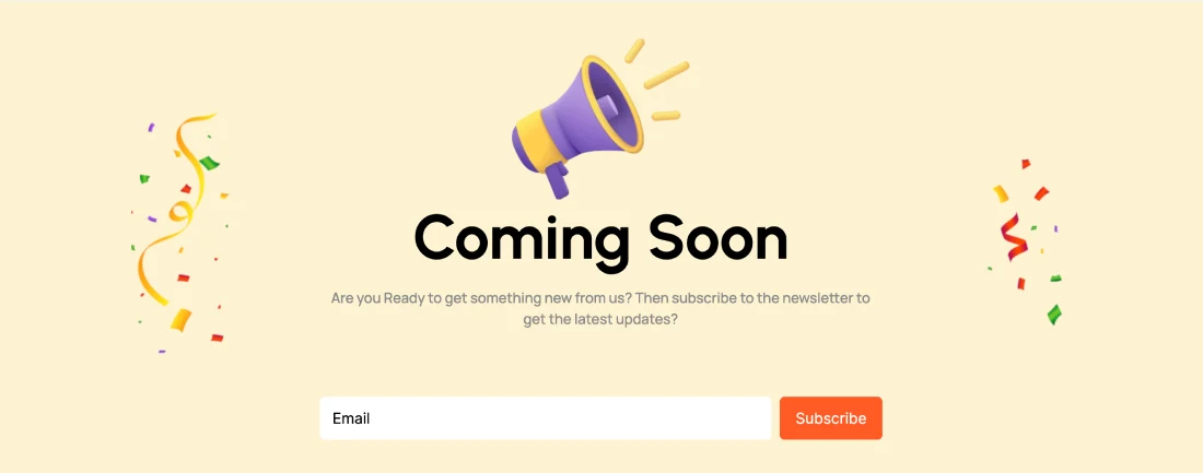 Coming Soon Section 01